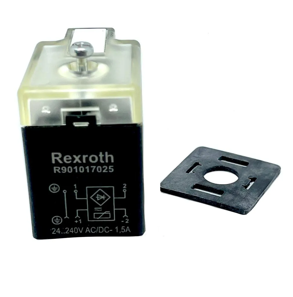 BOSCH REXROTH - RZ5L1M24V SPEZ CONECTOR 2P+T C/LED E SUP - Imagem 2