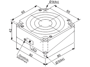 SENSE - SENSOR INDUTIVO PSM100+D1+E2-J - Imagem 2