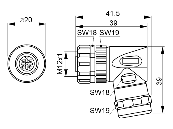 SENSE - CONECTOR CF-V190/VT - Imagem 3